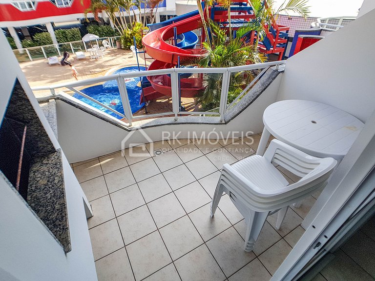 Apartamento Holiday Florianópolis -156B-RK Imóveis Temporada