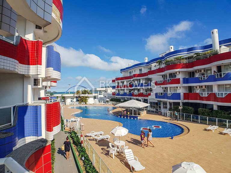 Apartamento Holiday Florianópolis -156B-RK Imóveis Temporada
