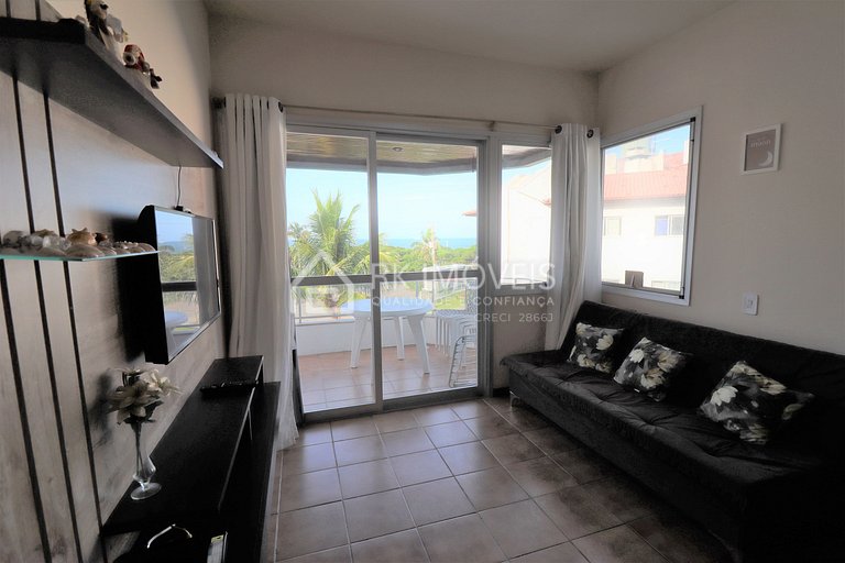 Apartamento para 7 pessoas com vista mar - HX02F