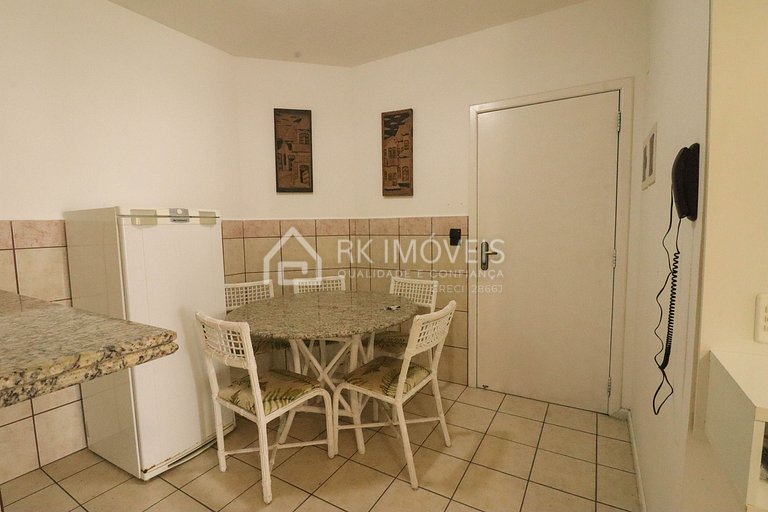 Apartamento para 6 pessoas com 2 banheiros