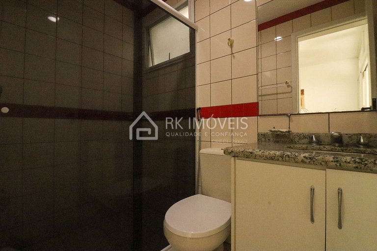 Apartamento para 6 pessoas com 2 banheiros