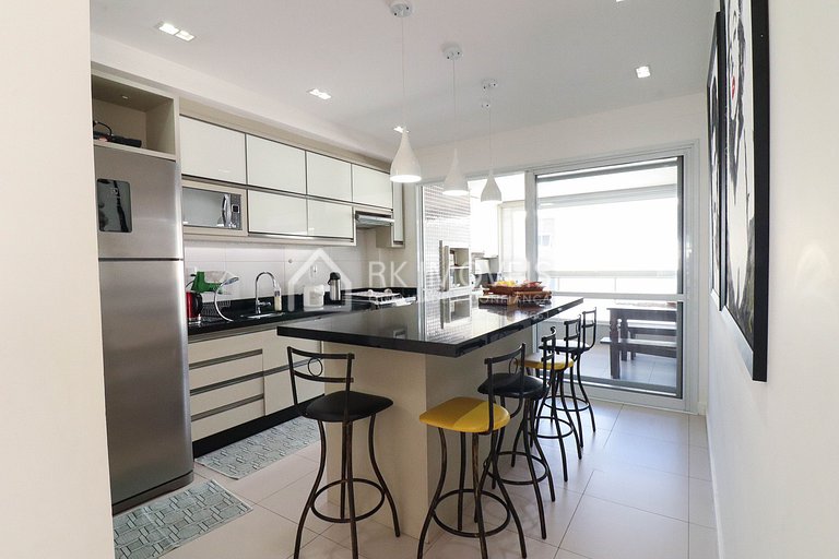 Ingleses Apart Florianópolis-Seasonal Rental-ZG01I-3 bedroom