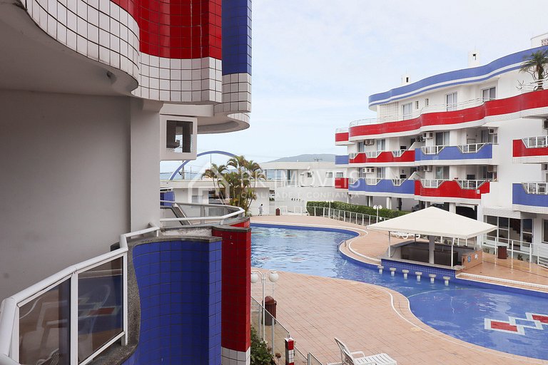 Apartamento Holiday Florianópolis -158B-RK Imóveis Temporada