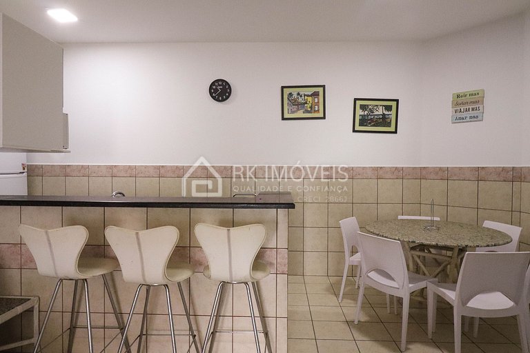 Apartamento Holiday Florianópolis -249B-RK Imóveis Temporada