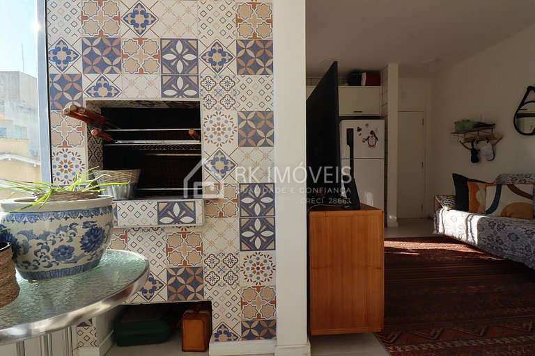 Apto Ingleses Florianópolis-Alquiler temporada-AR01J-1 dorm