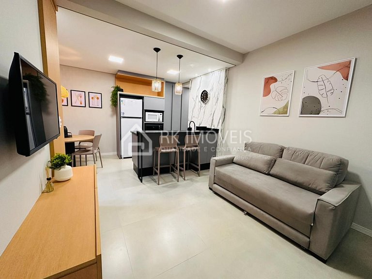 Apartamento Holiday Florianópolis -166B-RK Imóveis Temporada