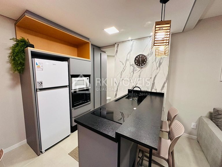 Apartamento Holiday Florianópolis -166B-RK Imóveis Temporada