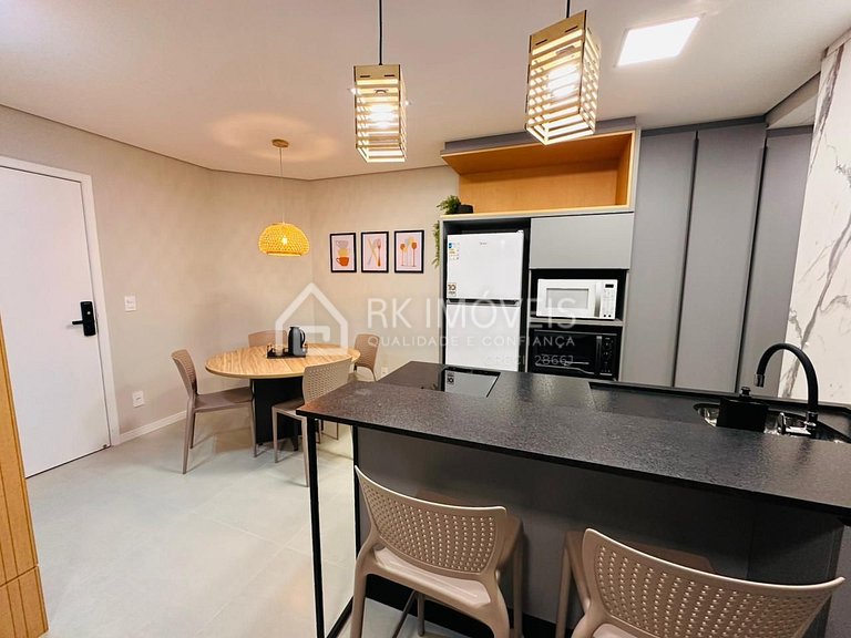 Apartamento Holiday Florianópolis -166B-RK Imóveis Temporada
