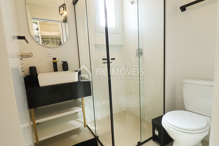 Ingleses Apart Florianópolis-Seasonal Rental-BH01J-2 bedroom