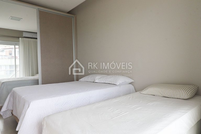 Apartamento Holiday Florianópolis -267B-RK Imóveis Temporada