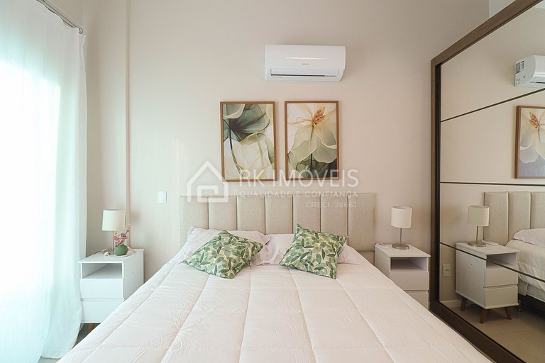 Ingleses Apart Florianópolis-Seasonal Rental-BF01J-2 bedroom