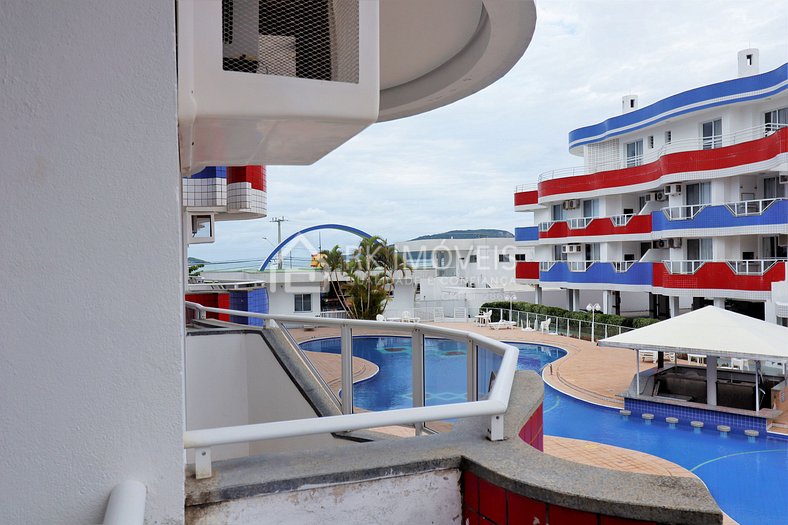 Beautiful pool front apartment with wi-fi - HB19F